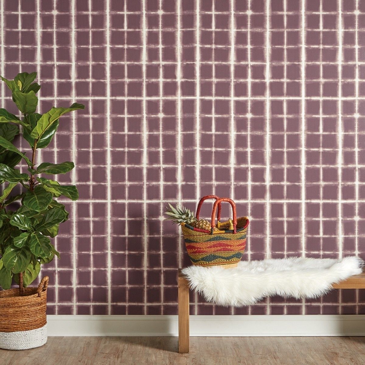 Shibori Fig SH547 Self-Adhesive Wallpaper