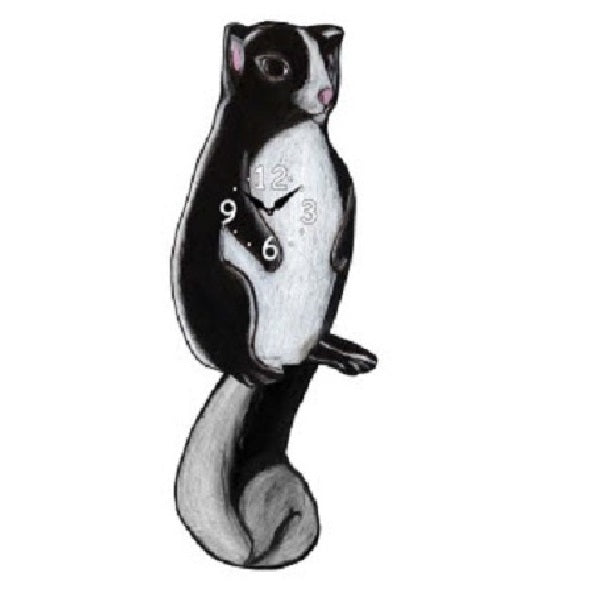 Skunk Pendulum Wall Clock