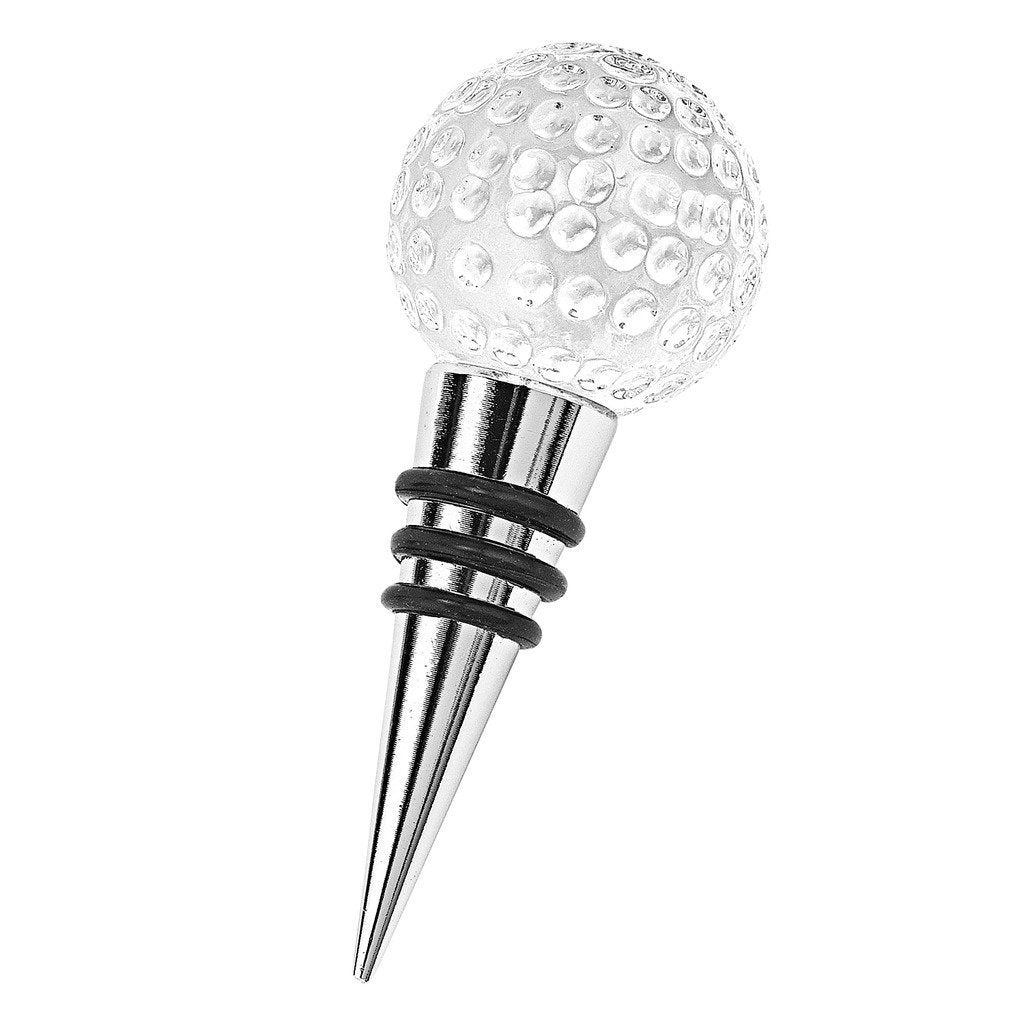 Golf Glass Wine Bottle Stopper H258