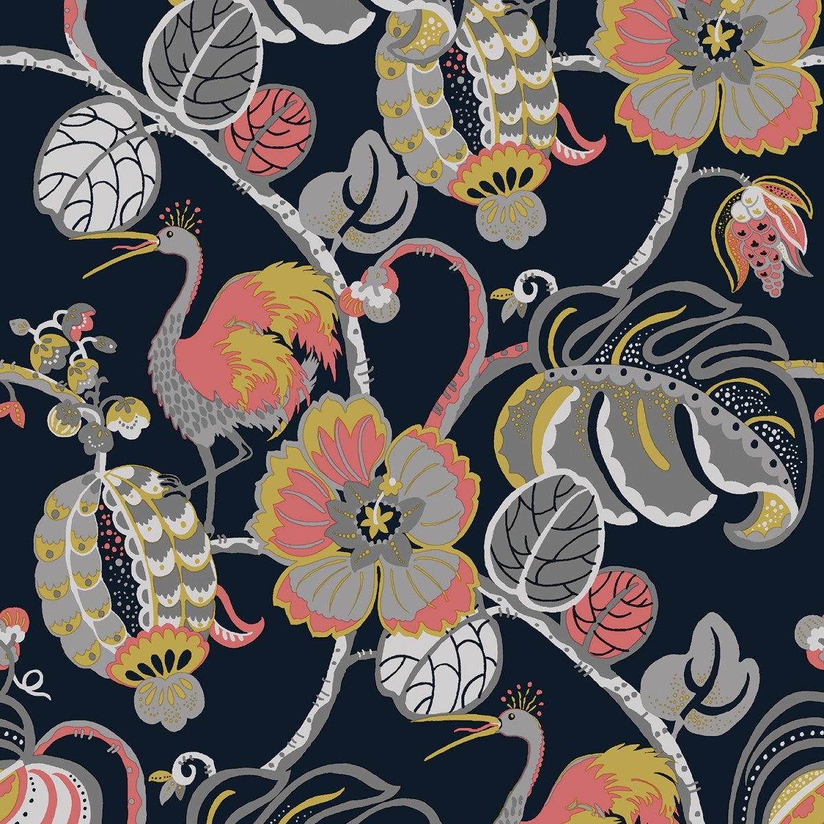 Tropical Fete Really Rouge Self-Adhesive TR415 Wallpaper