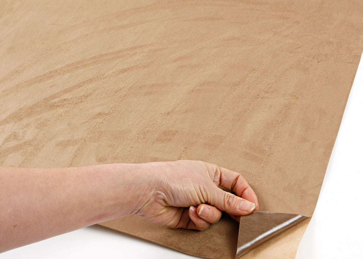 Dark Beige Suede Contact Paper