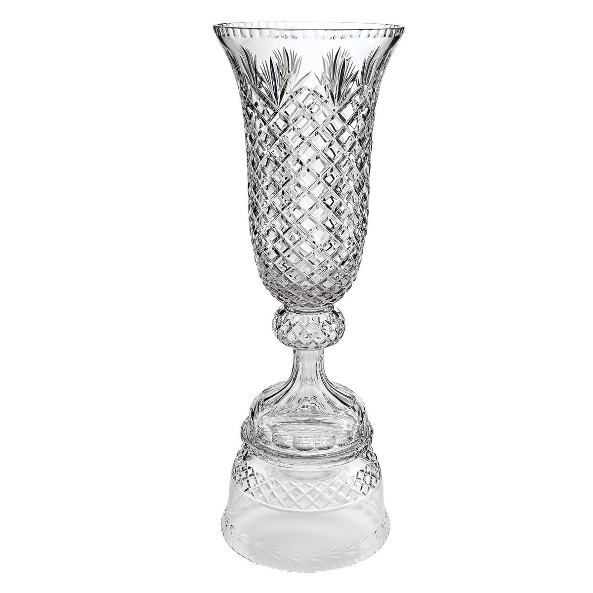 Palace Gate Hurricane 21&quot; Glass Vase