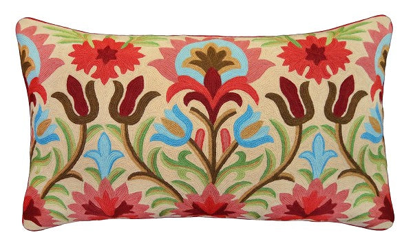 NCE-1 Brenda 16&quot; x 28&quot; Embroidered Pillow