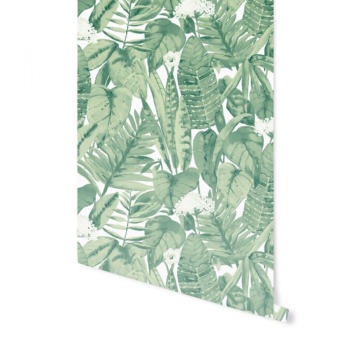 Tropical Jungle Green TR529 Self-Adhesive Wallpaper