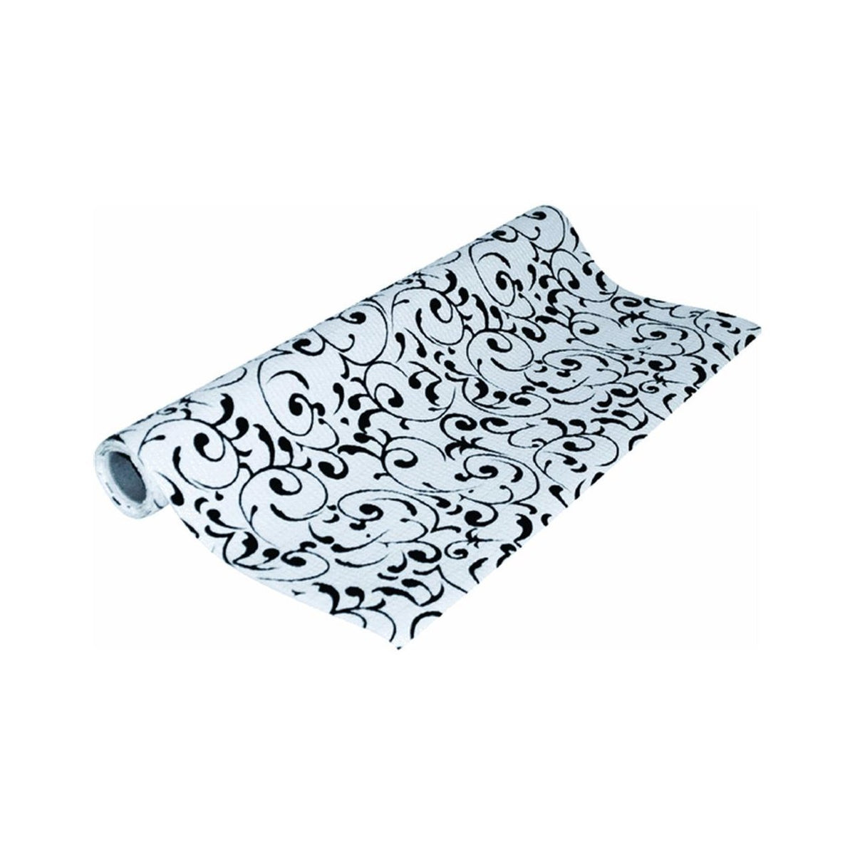 Virtu Black Scroll Contact Paper 20 FT
